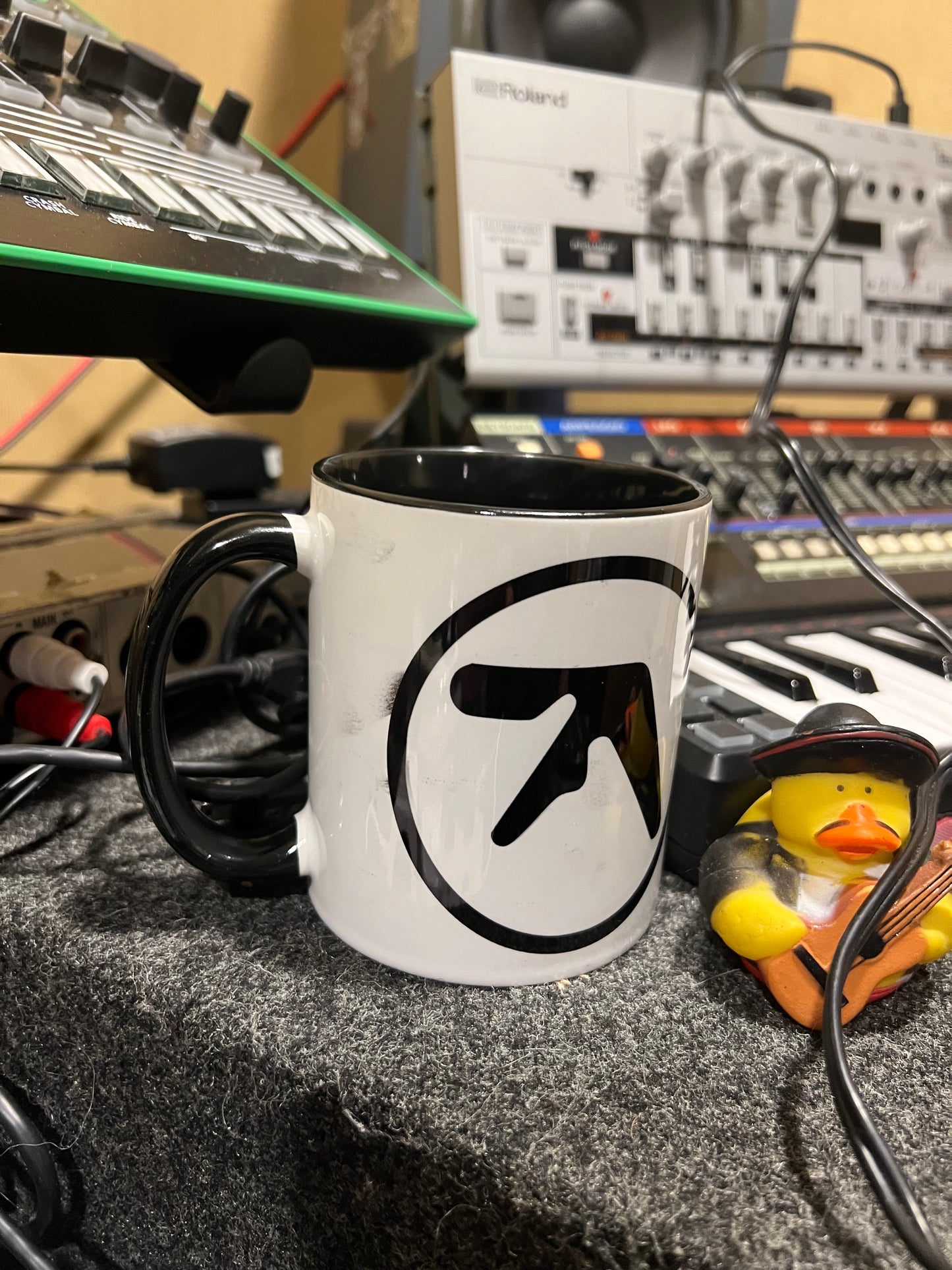 AFX Logo Mug – Black & White Minimalist Coffee Cup