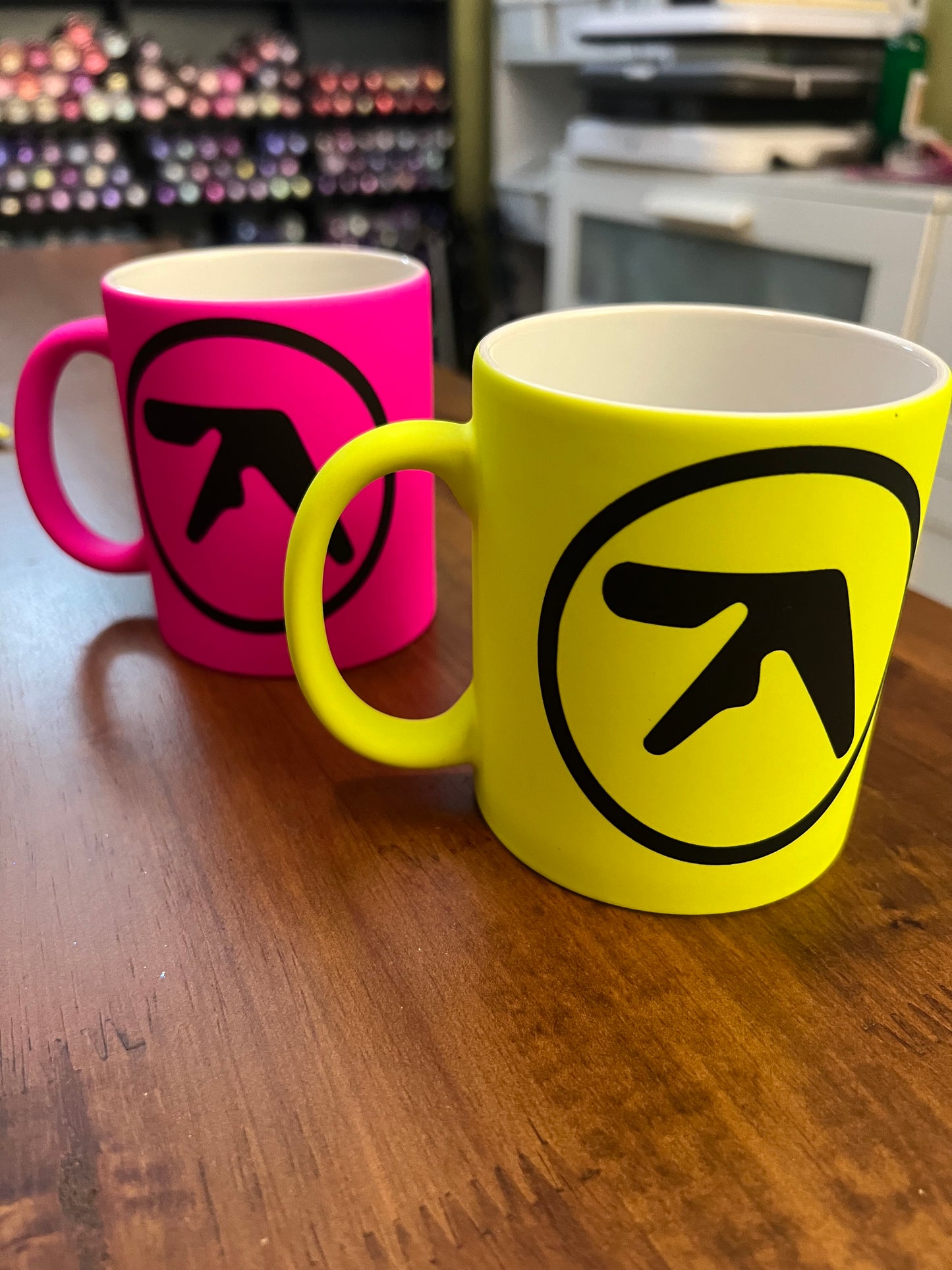 AFX Logo Neon Mug – 11 oz Vibrant Ceramic Coffee Cup