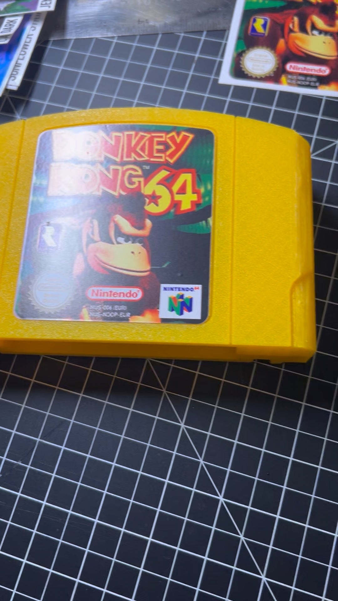 Donkey Kong 64 Inspired Ammo Case – Retro N64 Cartridge Storage Box