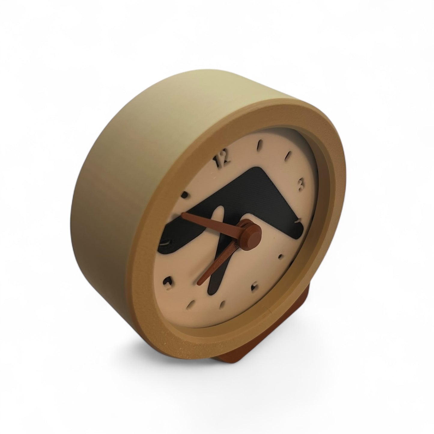 Aphex Twin Inspired Desk Clock – Minimalist Ambient Timepiece