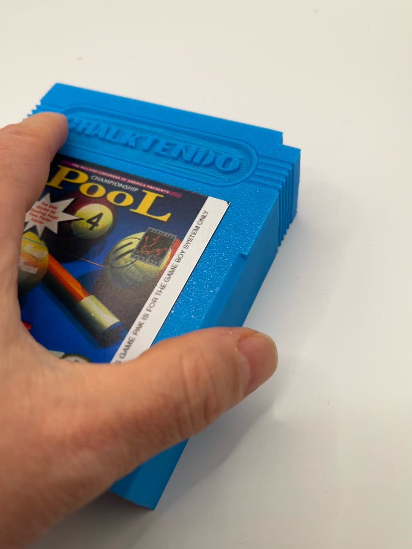 Retro Gameboy Chalk Holder Case – Holds 12 Square Chalks
