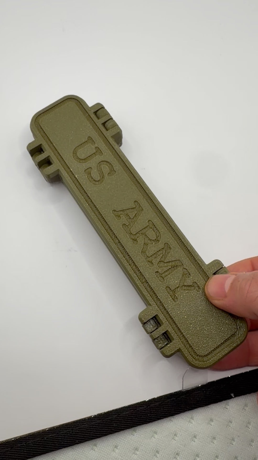 US Army Military-Style Click Pen with 3D Printed OD Green Case