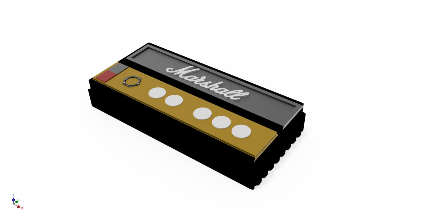 Custom pill container Marshall amp