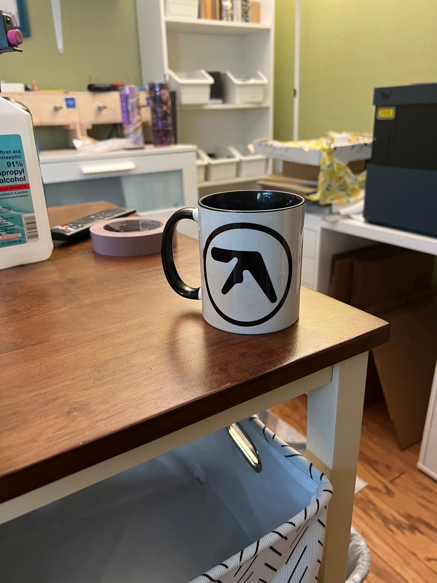 AFX Logo Mug – Black & White Minimalist Coffee Cup