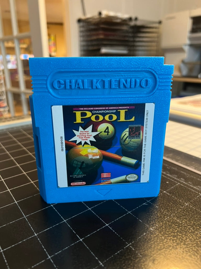 Retro Gameboy Chalk Holder Case – Holds 12 Square Chalks