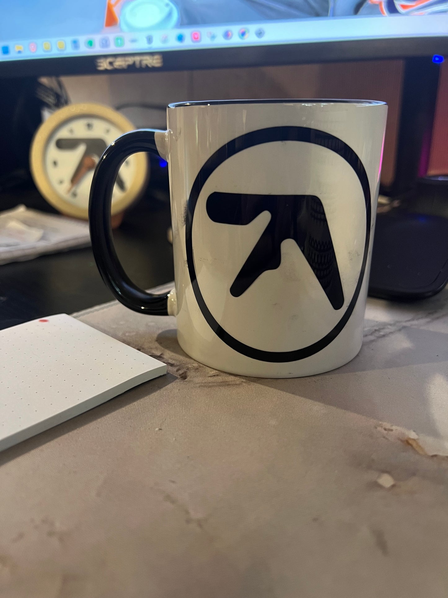 AFX Logo Mug – Black & White Minimalist Coffee Cup