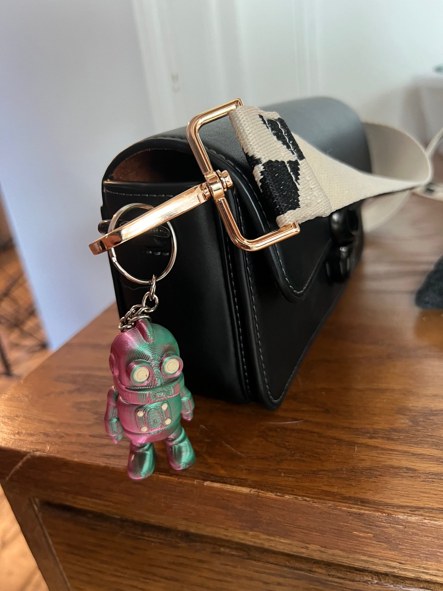Purse Pals™ Robot Keychain Set – Cute Mini Bots – Bag Charms – Geeky Gifts – Robot Accessories – Set of 4