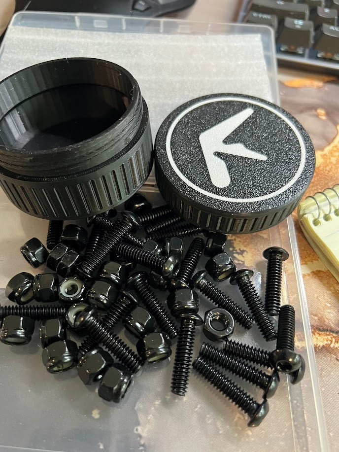 AFX Twist-Lock Container – Secure Stash Pod for Hardware, Parts, or Collectibles