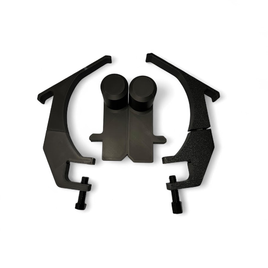 Vinyl Guide Sled + Hanger Add-On for Roland BN2-20 & BN2-20A – Clamp-On Print Saver & Workspace Organizer