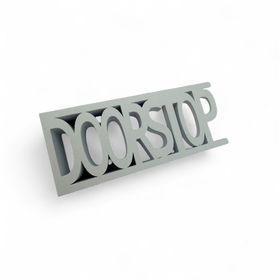 DOORSTOP – Modern Word Door Stopper for Home or Office