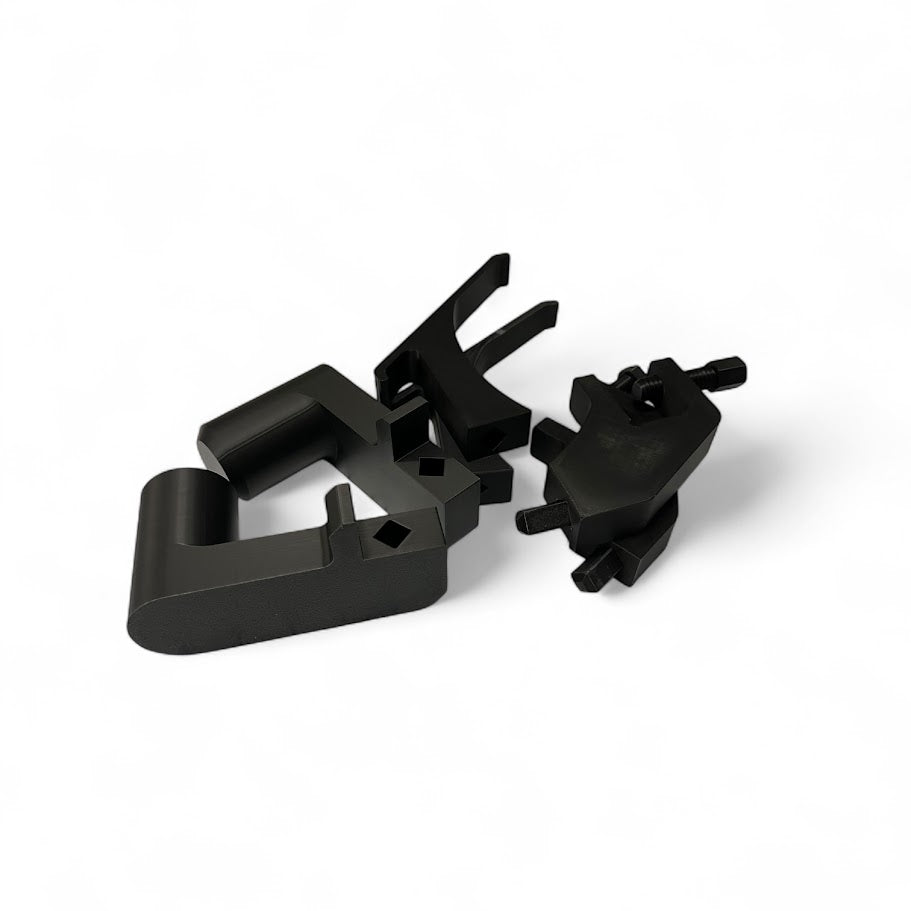 Vinyl Guide Sled + Hanger Add-On for Roland BN2-20 & BN2-20A – Clamp-On Print Saver & Workspace Organizer