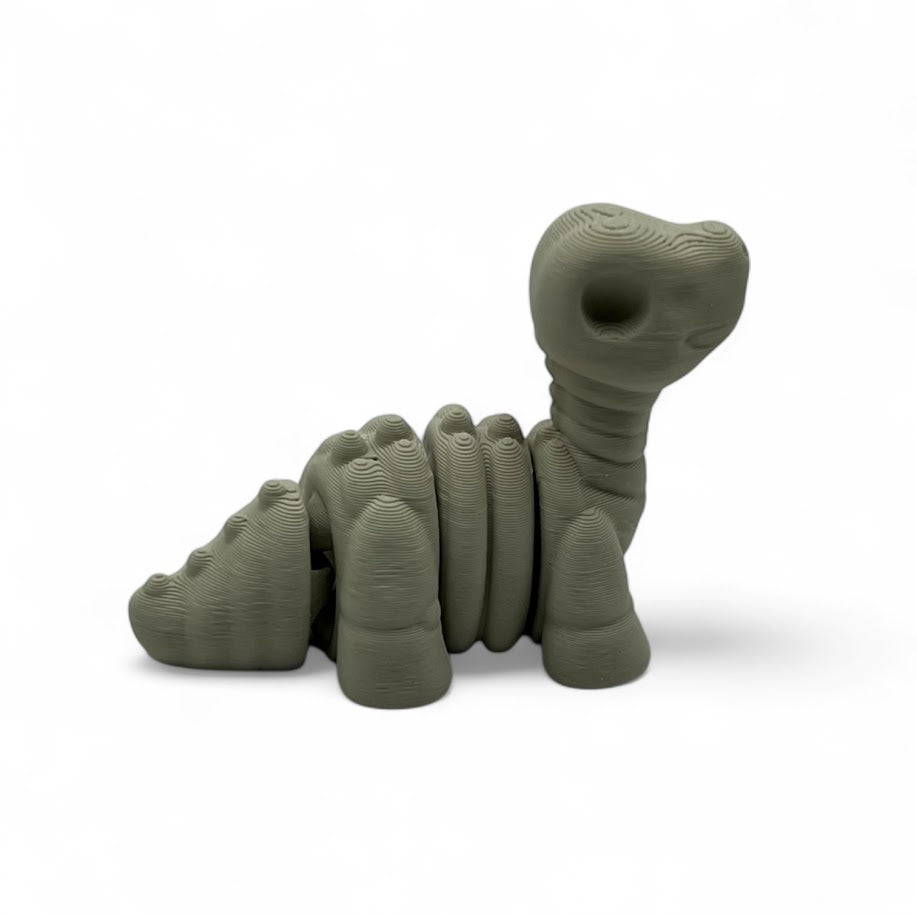 Baby Brontosaurus Skeleton – Adorably Detailed 3D Printed Dino Mini