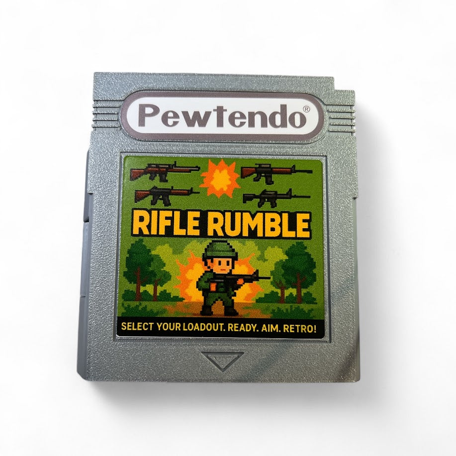 Game Boy Style Storage Case – Pewtendo Cartridge – Custom Retro Gift – Label Options