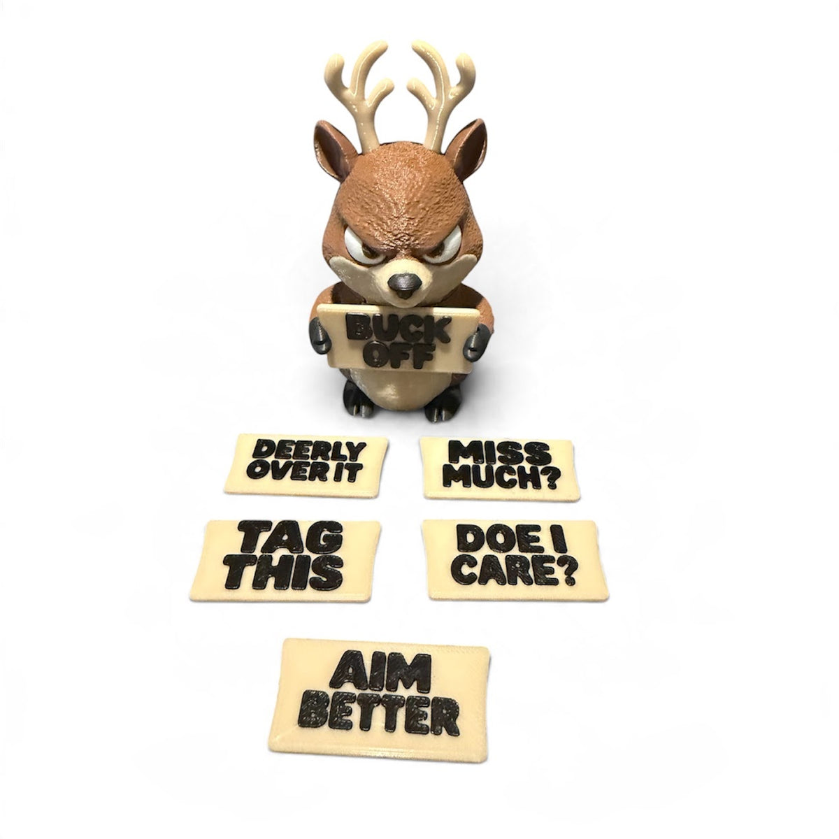 Desk Pets With Attitude, Funny Office Desk Decor, Sarcastic Desk Buddy, Funny Coworker Gift, Cute Rude Animal Figurine