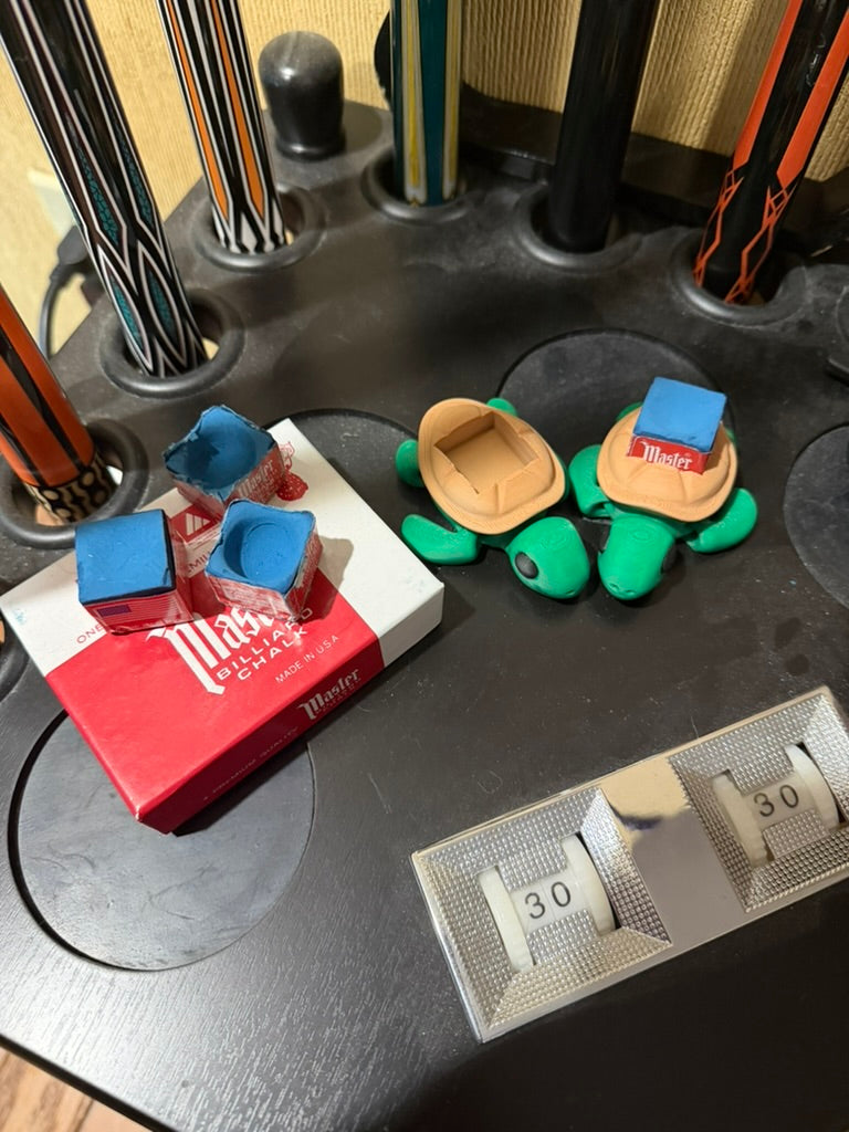 Turtle Chalk Holder – Pool Table Buddy