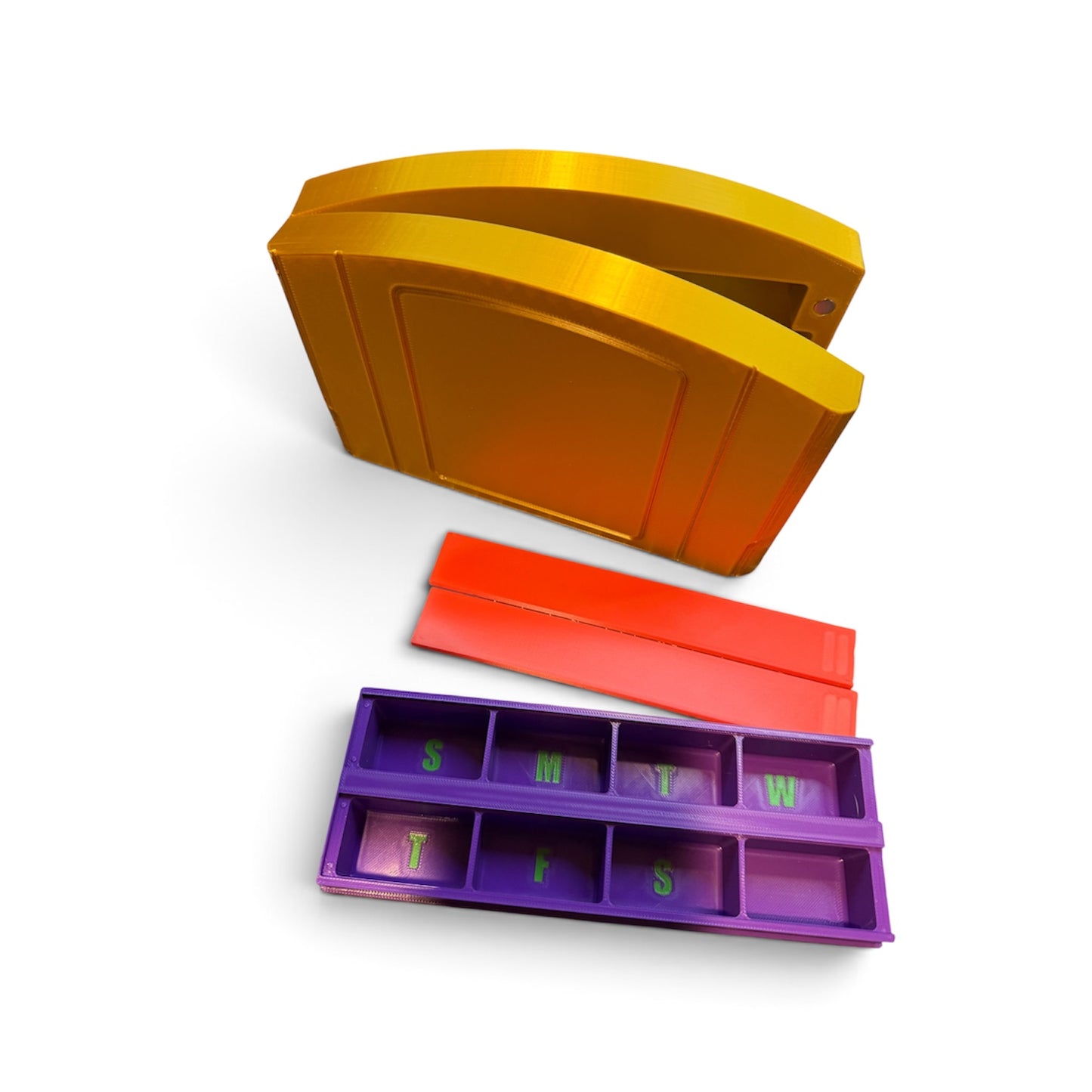 8 Day Pill Organizer Case – Travel Medication & Vitamin Storage Box
