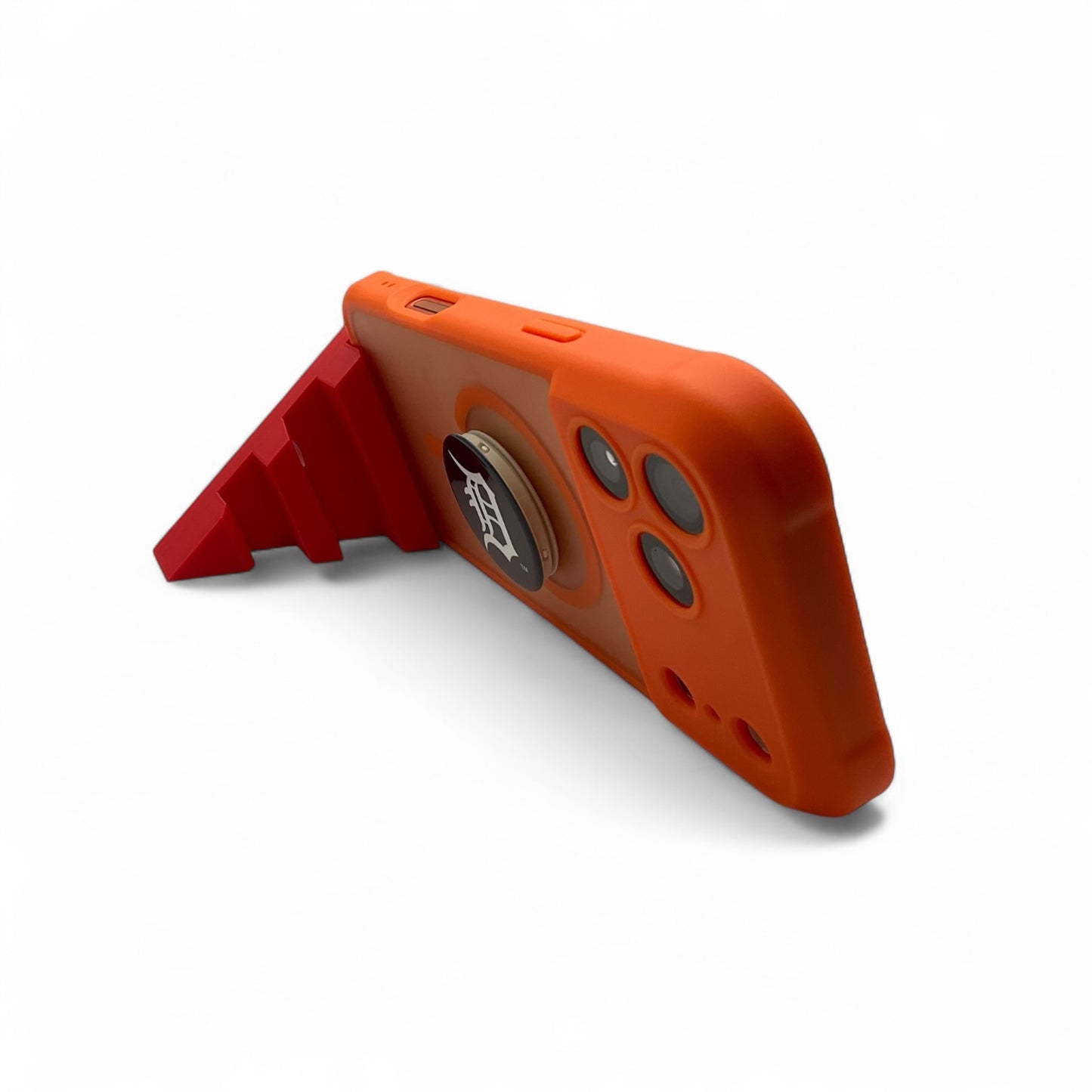 Adjustable Pyramid Phone Stand – 3D Printed Desktop Holder for iPhone & Android