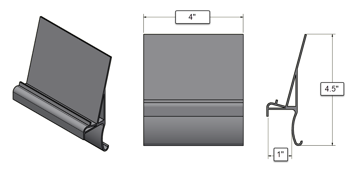 Task Topper – Monitor Note Holder (1" & 1.5" Sizes Available)