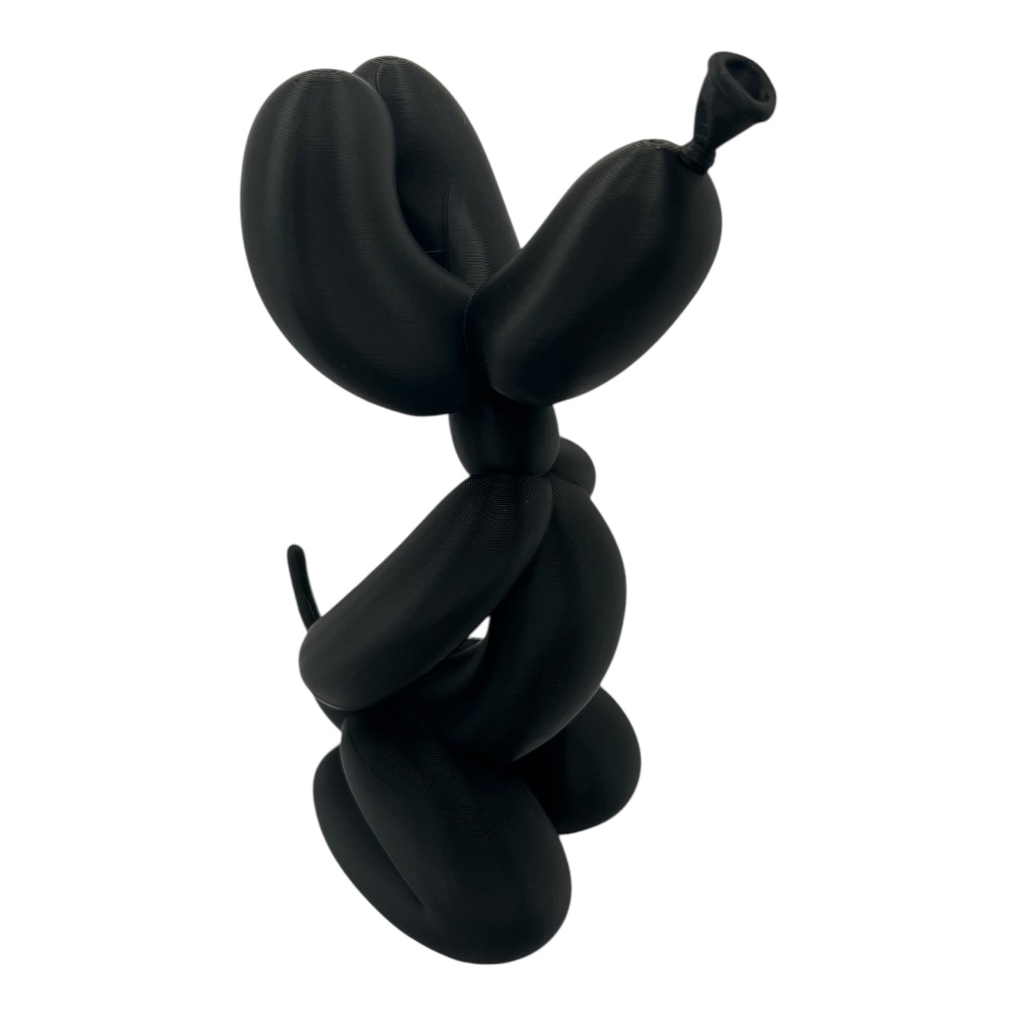 6pc Dog Balloon Yoga Statues – 6" Black & White Poses – Funny Zen Animal Decor for Desk or Shelf"