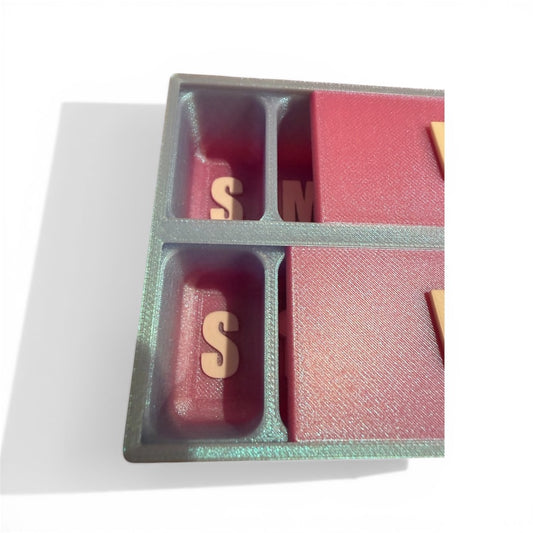 Personalized Pill Organizer, Unicorn Elixir Shimmer Pill Box, Custom Name Weekly AM PM Case, Girly Medicine Organizer, Cute Travel Case