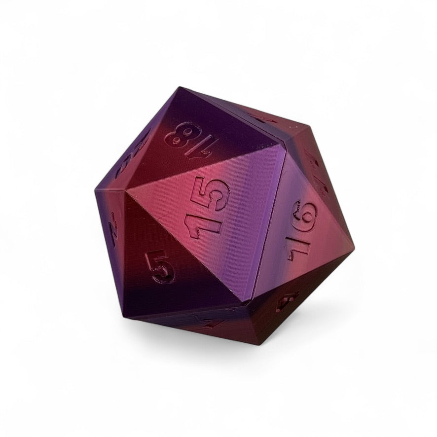 Rainbow Radiance D20 Magnetic Container