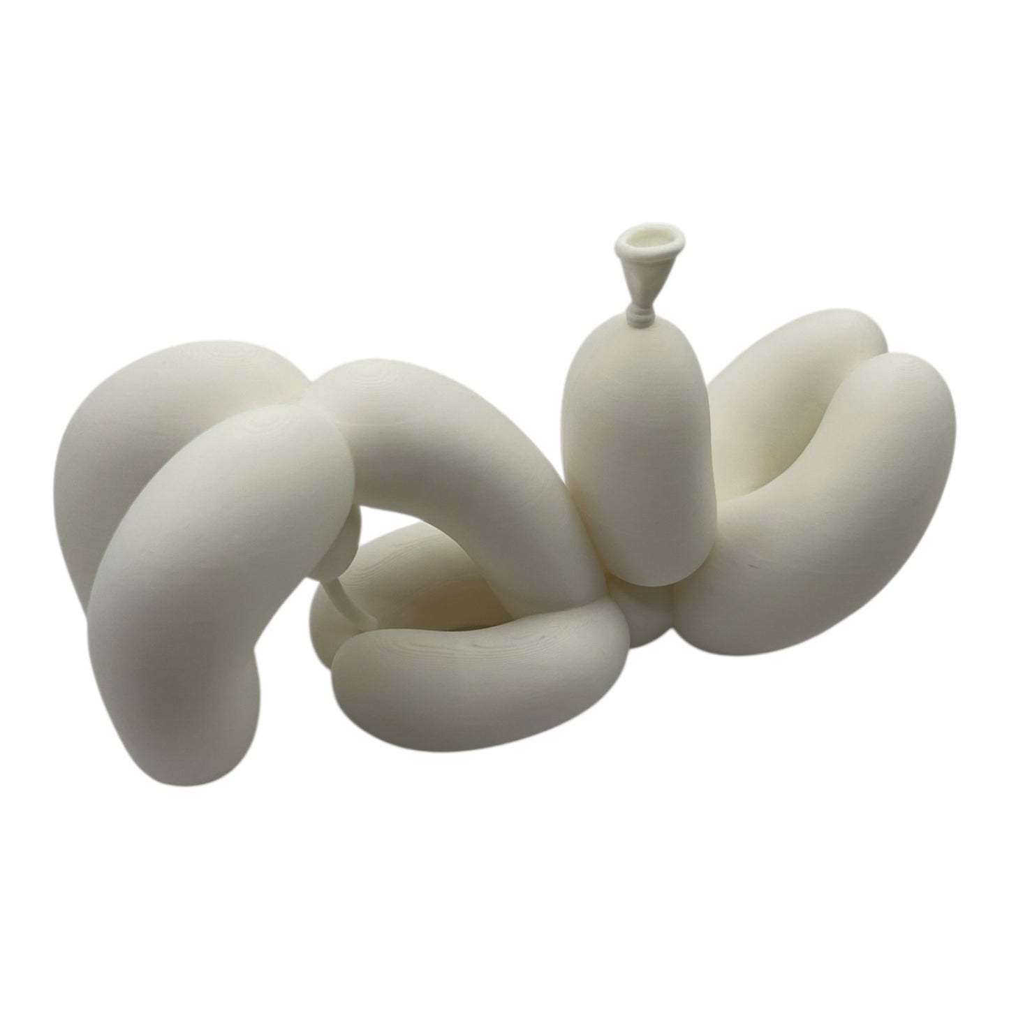 6pc Dog Balloon Yoga Statues – 6" Black & White Poses – Funny Zen Animal Decor for Desk or Shelf"