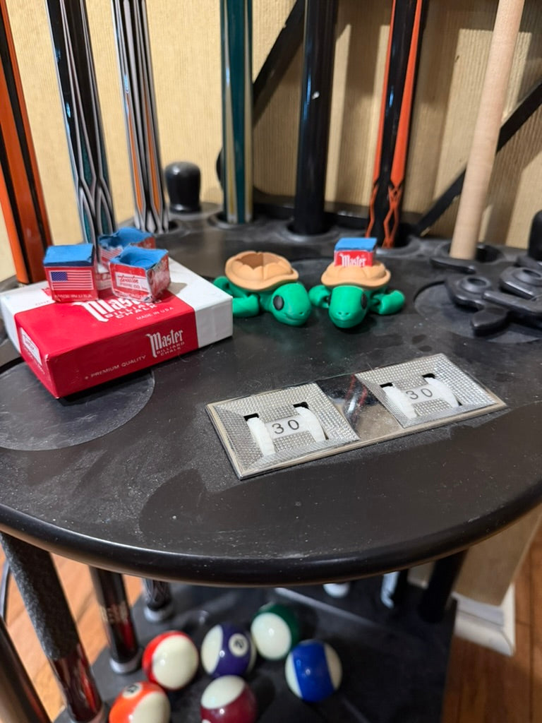 Turtle Chalk Holder – Pool Table Buddy