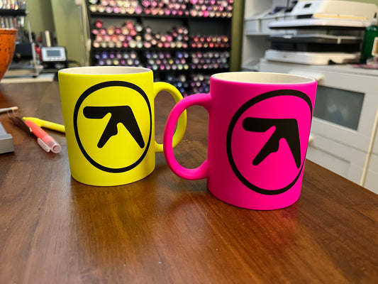 AFX Logo Neon Mug – 11 oz Vibrant Ceramic Coffee Cup