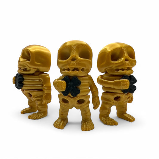 Mini Gold Shamrock Skeleton