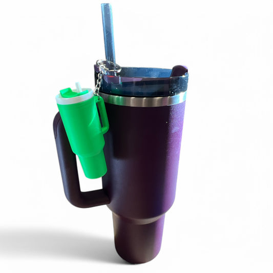 Mini Tumbler chap stick holder keychain