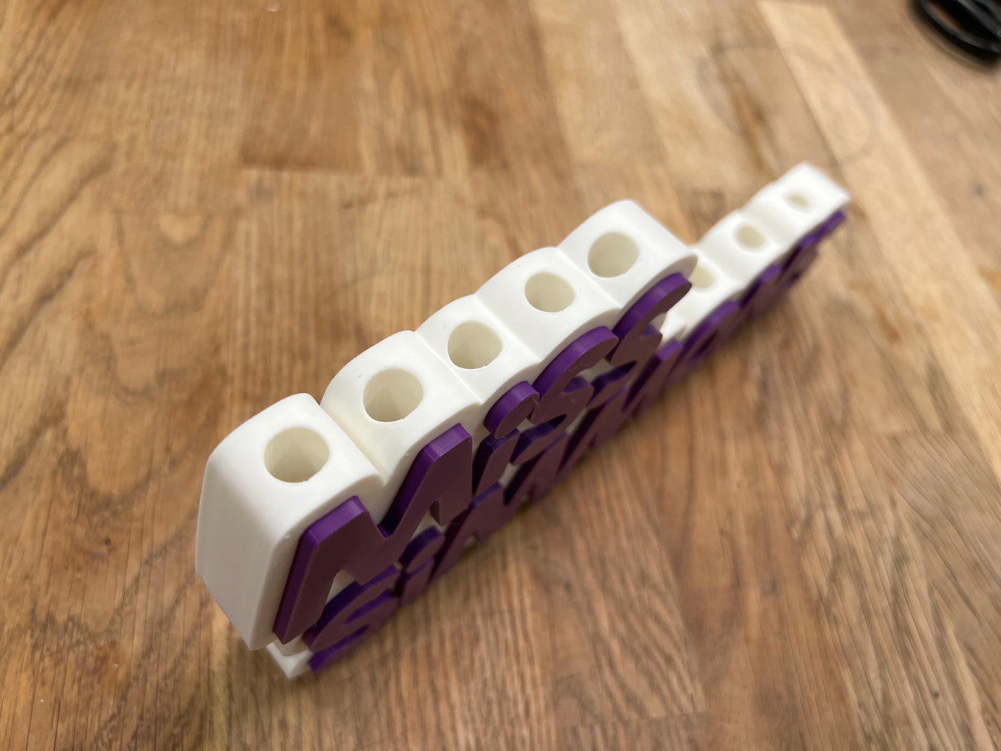 Custom Teacher Desk Nameplate – Personalized Pencil Holder with Name