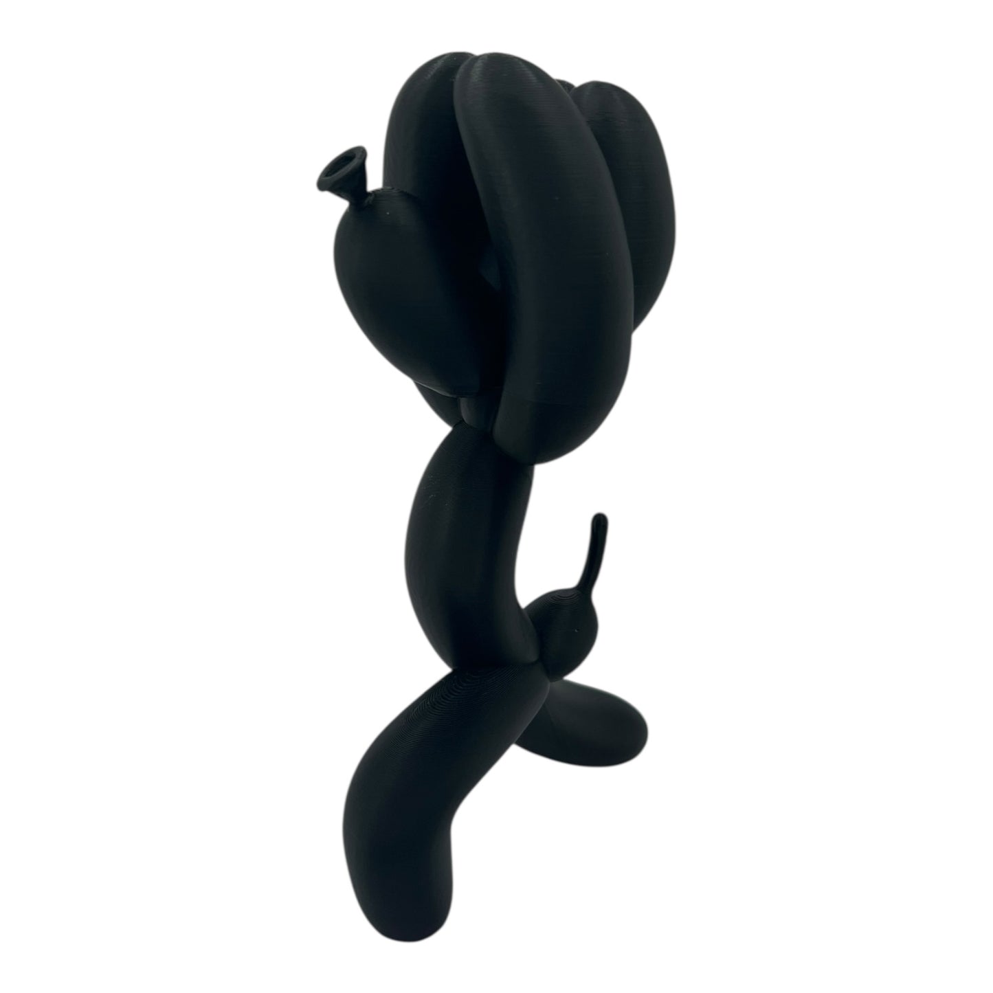 6pc Dog Balloon Yoga Statues – 6" Black & White Poses – Funny Zen Animal Decor for Desk or Shelf"