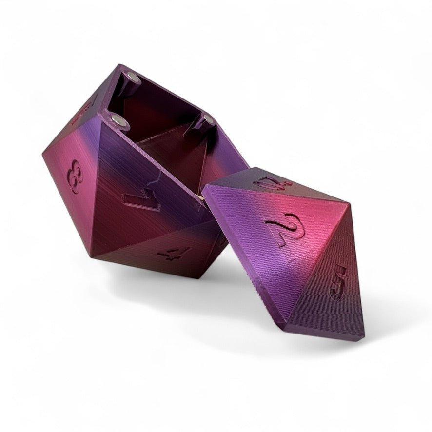 Rainbow Radiance D20 Magnetic Container