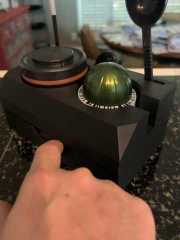 Nespresso Vertuo Pod Refill Caddy – Organizer for Reusable Capsule Kit & Empty Pods (Caddy Only)