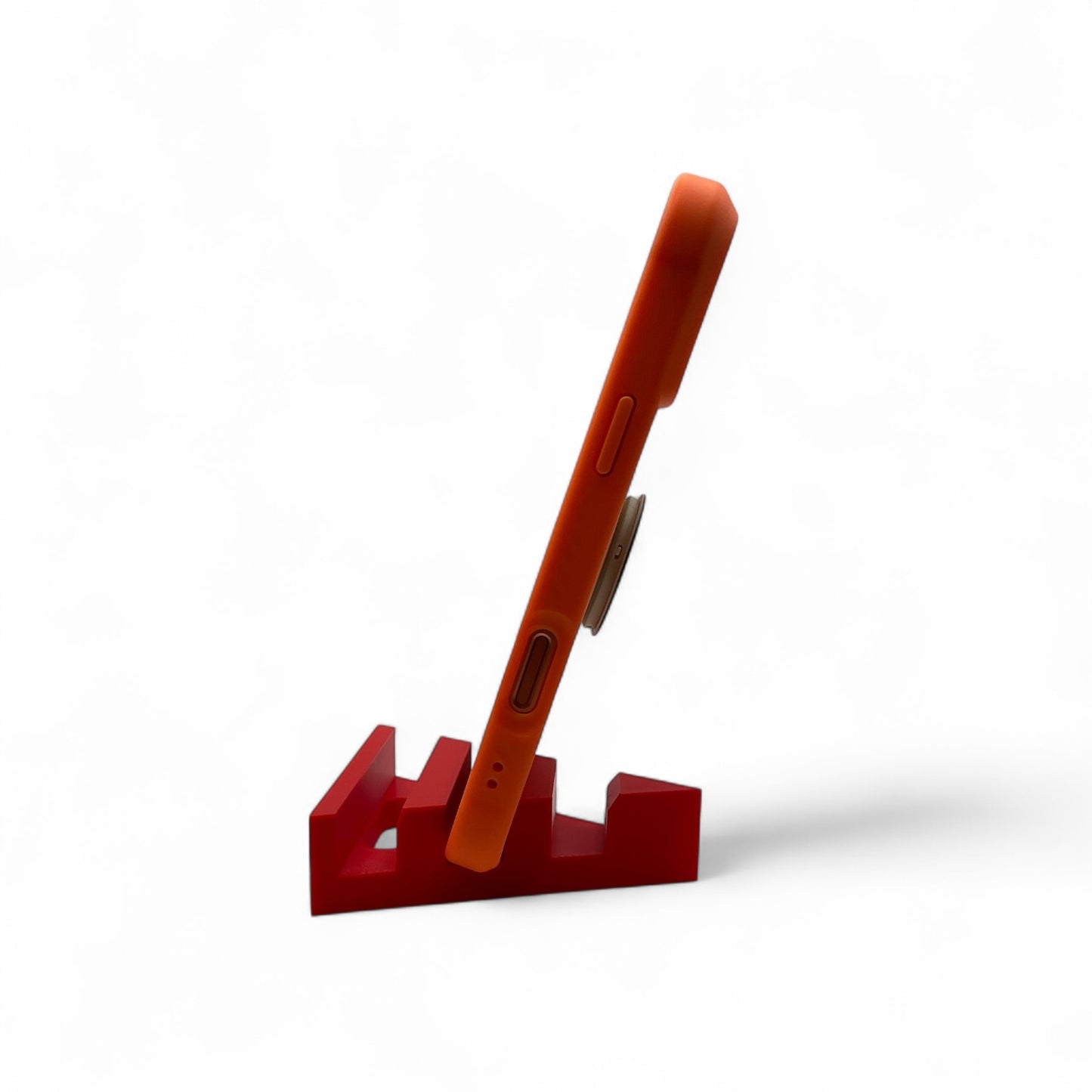 Adjustable Pyramid Phone Stand – 3D Printed Desktop Holder for iPhone & Android