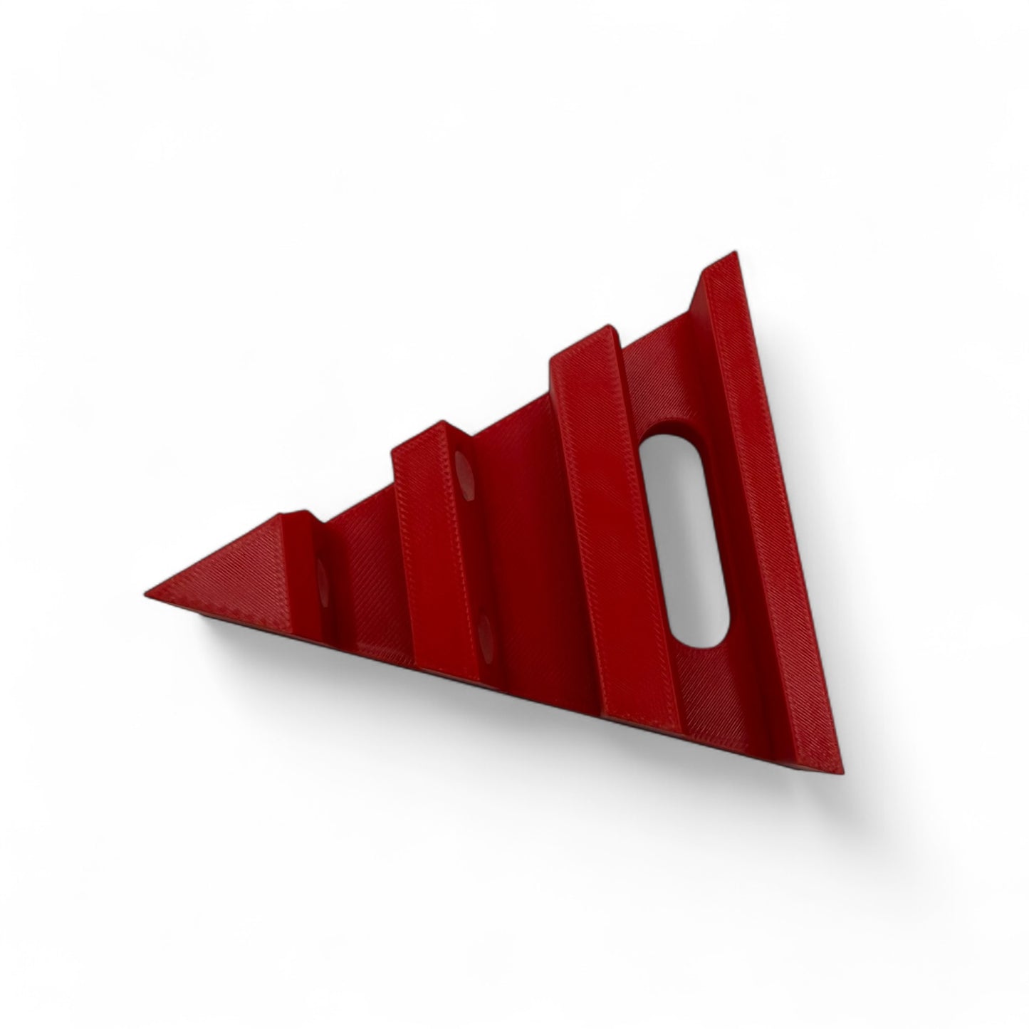 Adjustable Pyramid Phone Stand – 3D Printed Desktop Holder for iPhone & Android