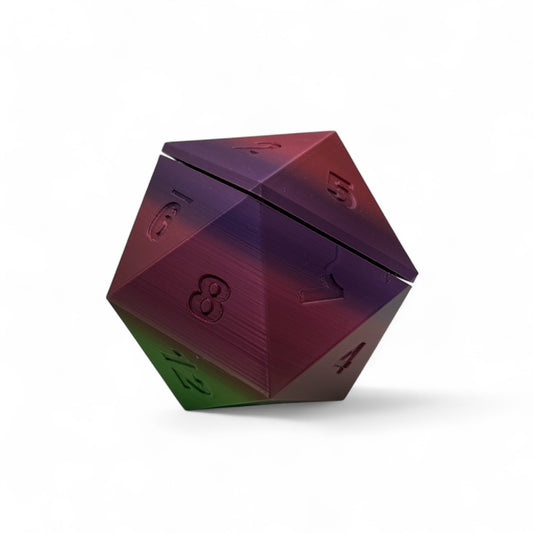Rainbow Radiance D20 Magnetic Container