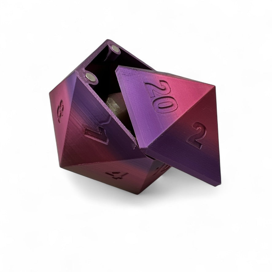 Rainbow Radiance D20 Magnetic Container