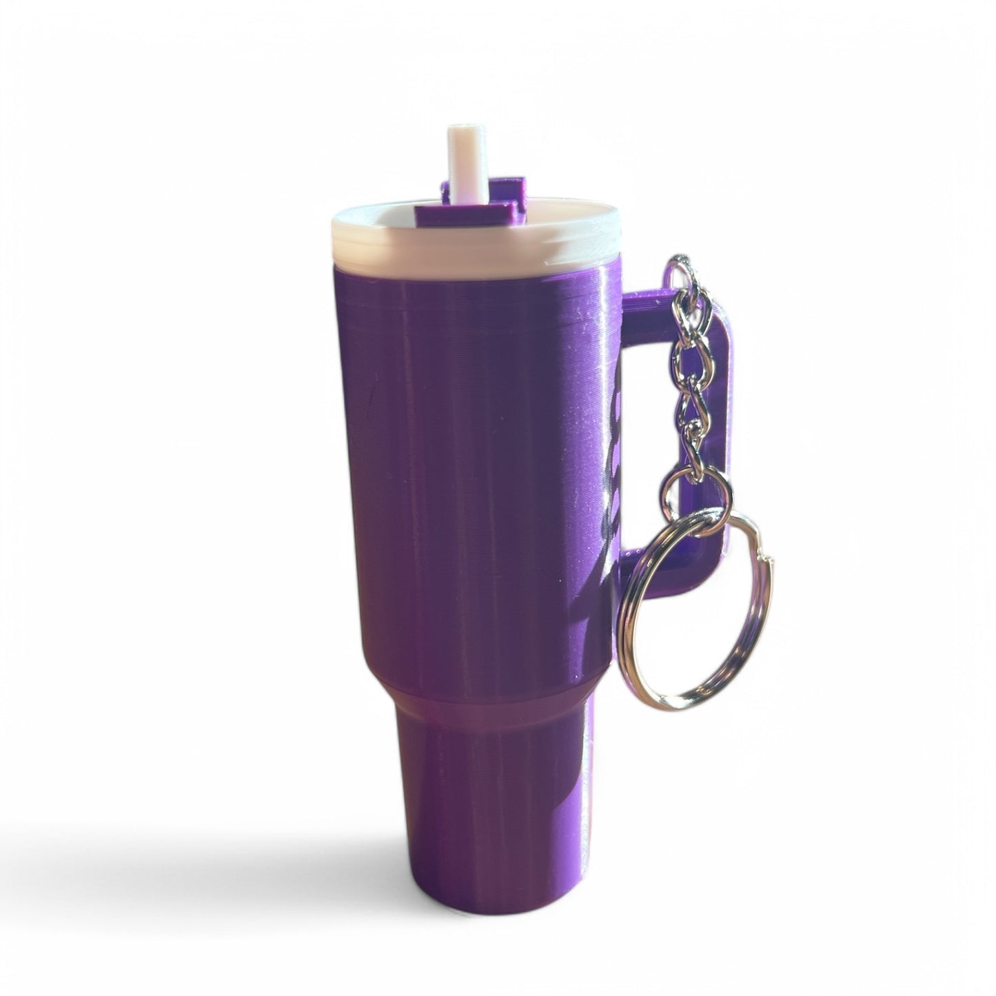 Mini Tumbler chap stick holder keychain