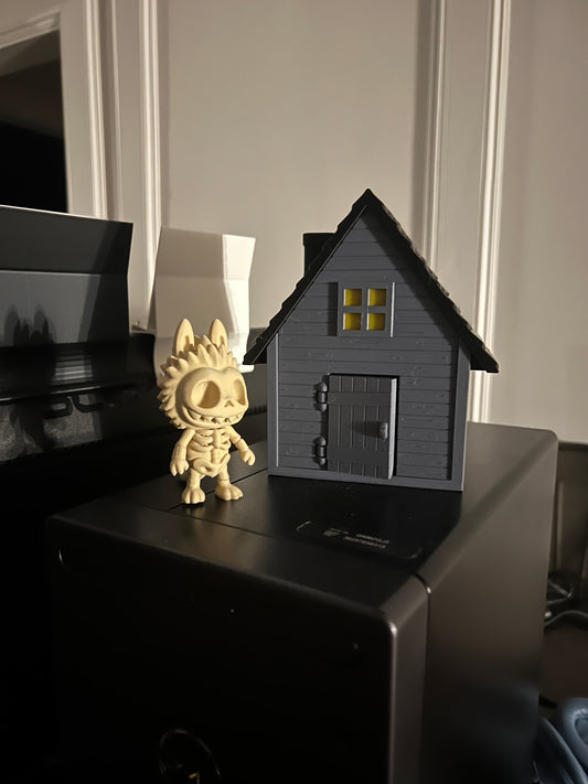 Haunted House Collectible Set with 10 Mini Monsters – Spooky Cute Display Bundle