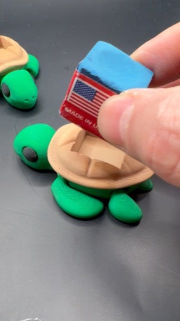 Turtle Chalk Holder – Pool Table Buddy