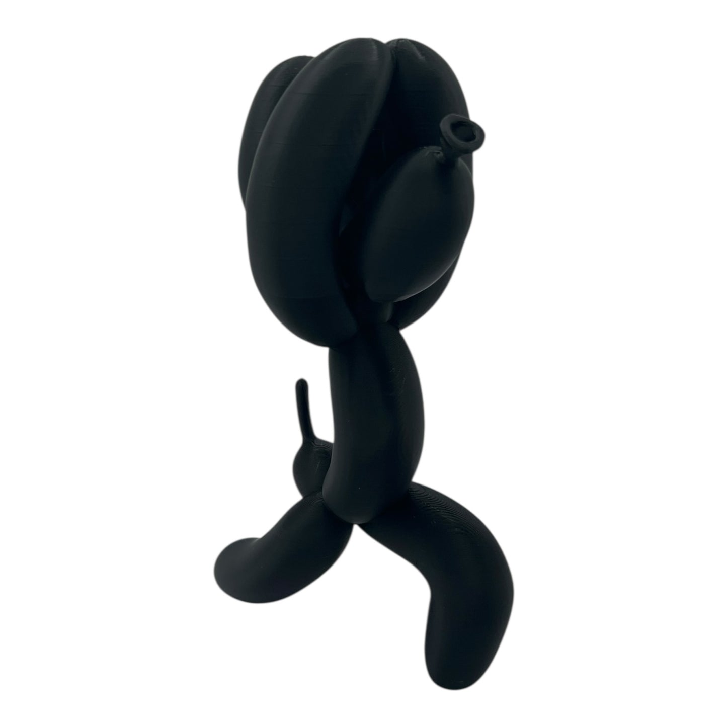 6pc Dog Balloon Yoga Statues – 6" Black & White Poses – Funny Zen Animal Decor for Desk or Shelf"
