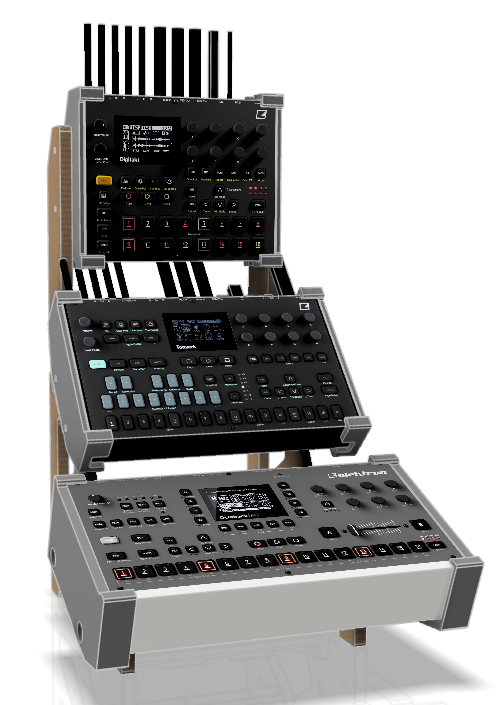 ELEKTRON TONVERK DIGITAKTMK2 OCTATRACK 3 TIER STAND CUSTOMV1