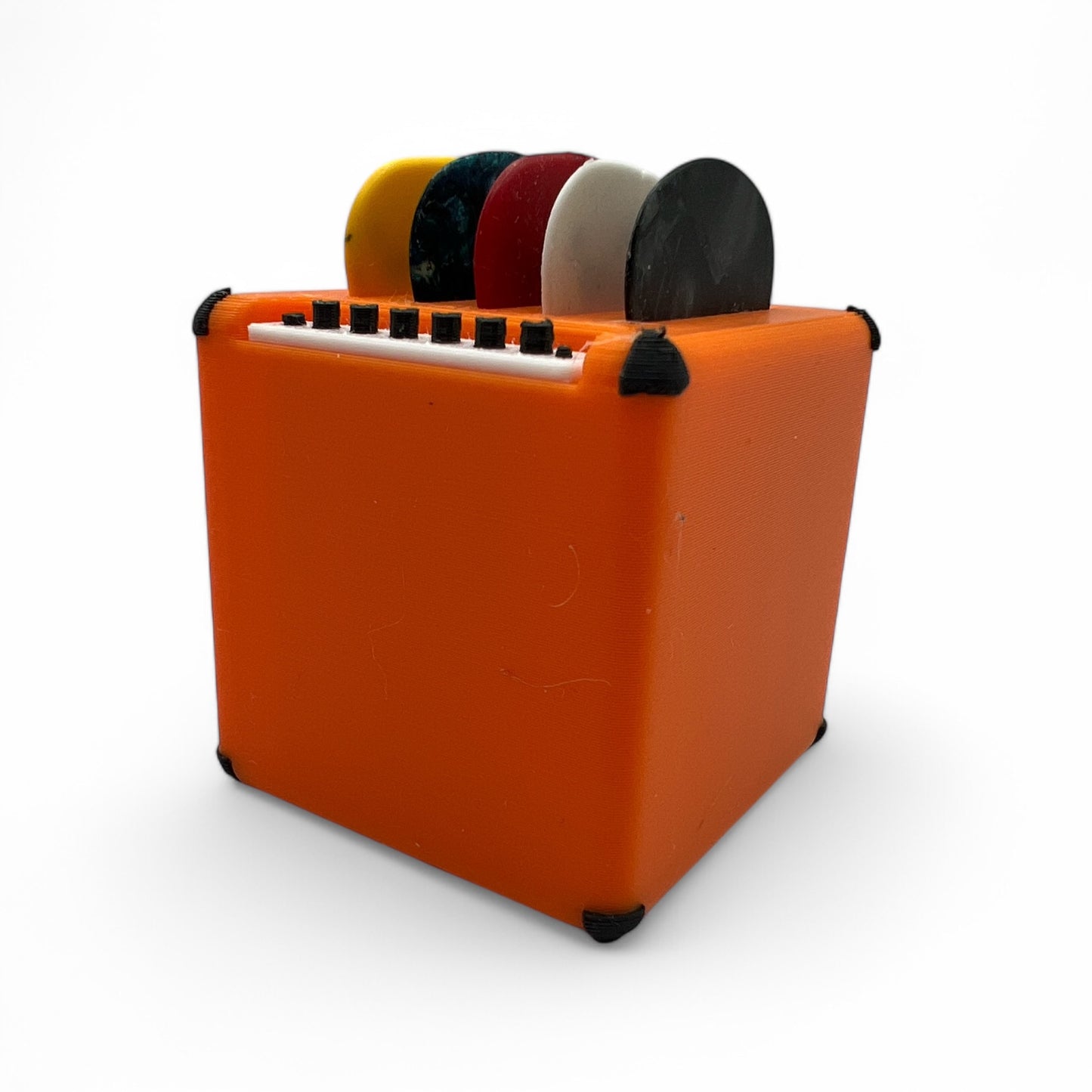 orange amp guitar pick holder