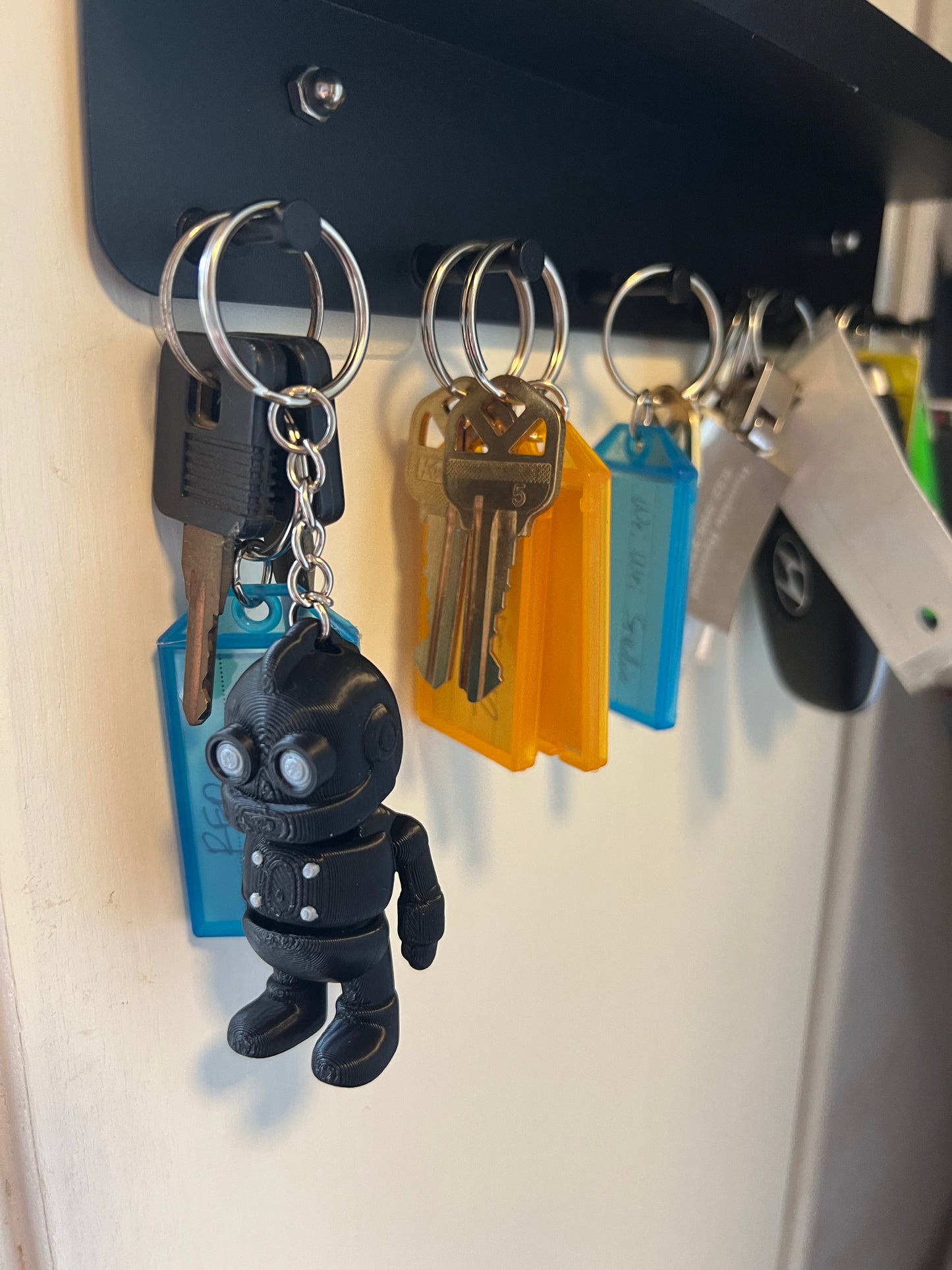 Purse Pals™ Robot Keychain Set – Cute Mini Bots – Bag Charms – Geeky Gifts – Robot Accessories – Set of 4