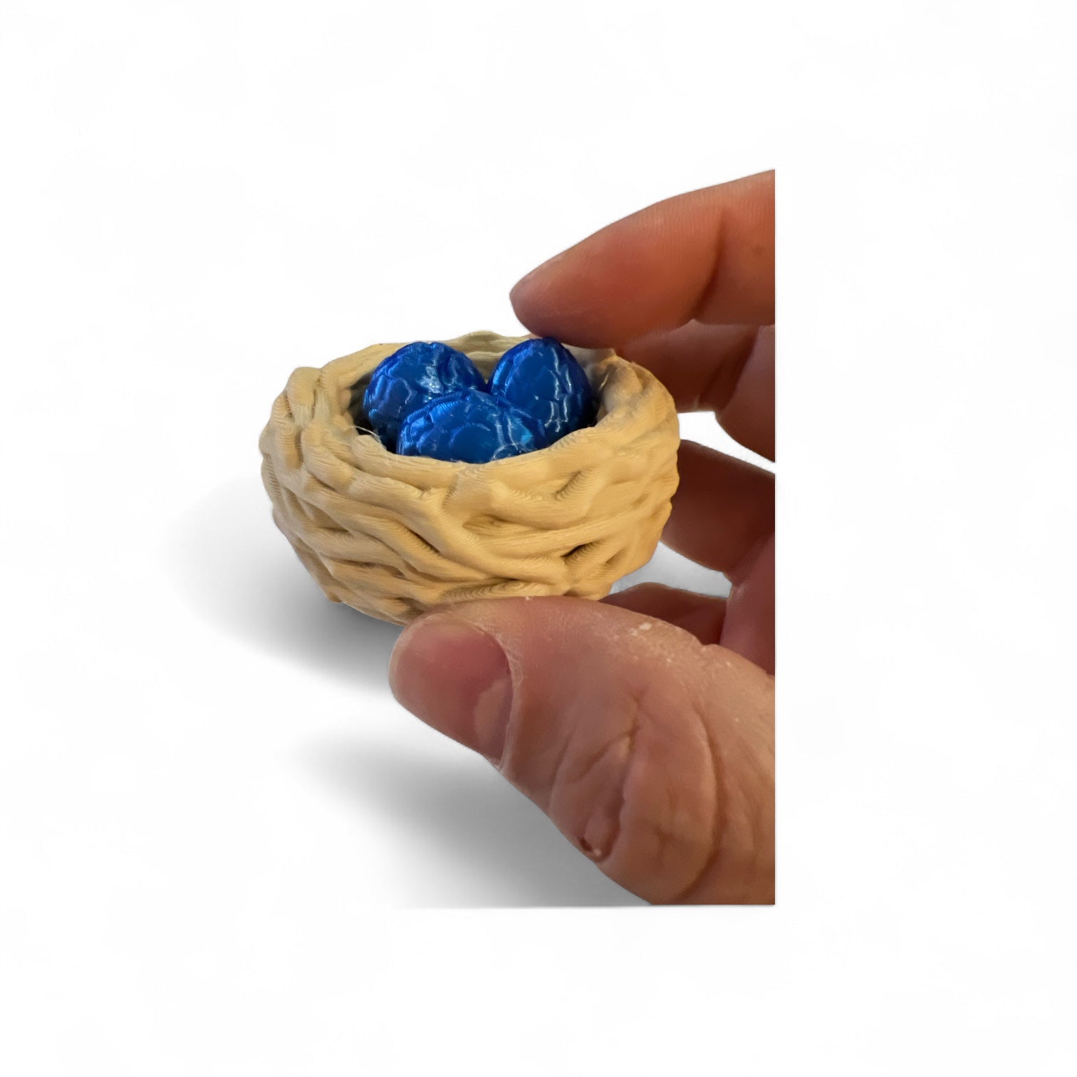 shiny blue dragon egg clicker in nest