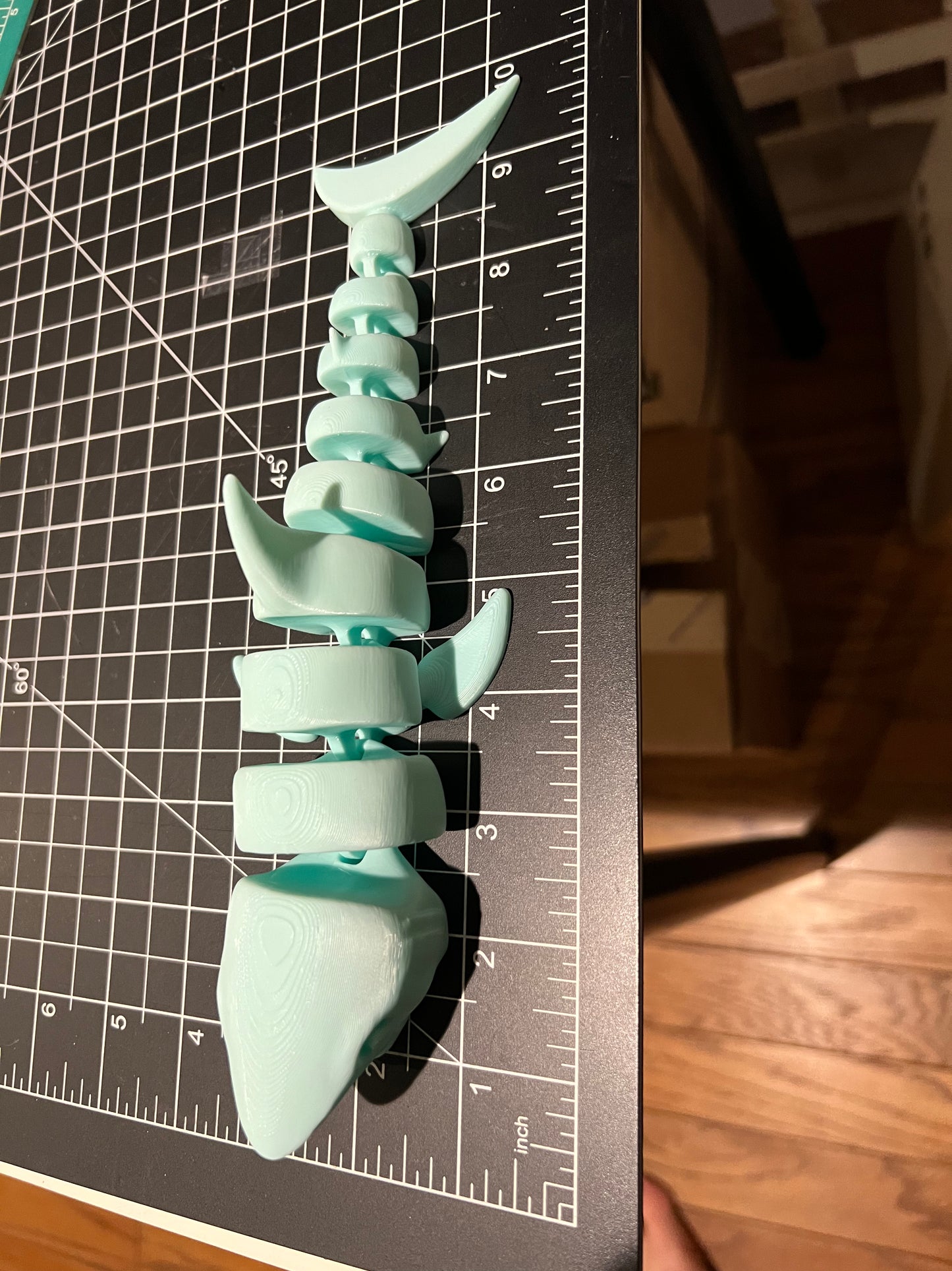 10" Articulating Shark Fidget Toy – 3D Printed Ocean Creature