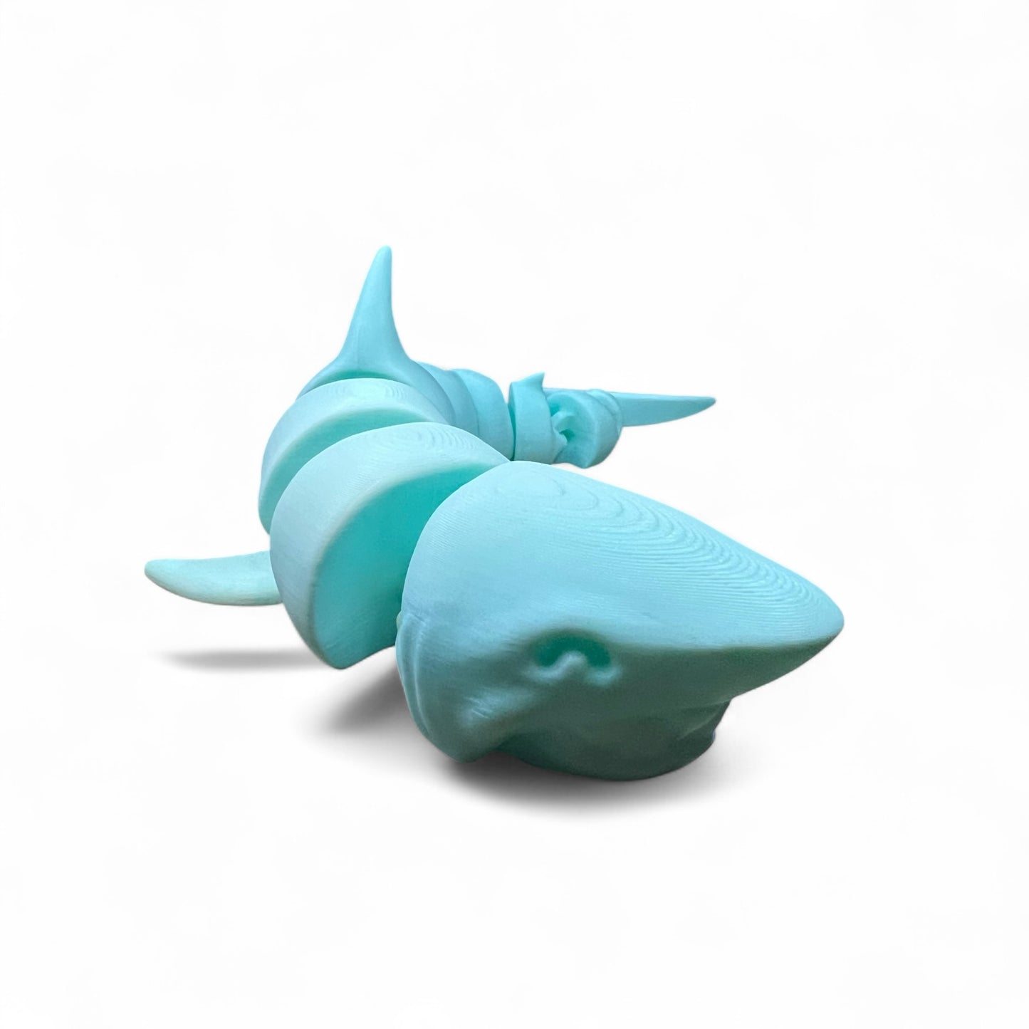 10" Articulating Shark Fidget Toy – 3D Printed Ocean Creature