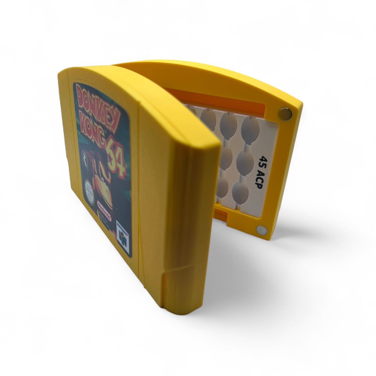 Donkey Kong 64 Inspired Ammo Case – Retro N64 Cartridge Storage Box