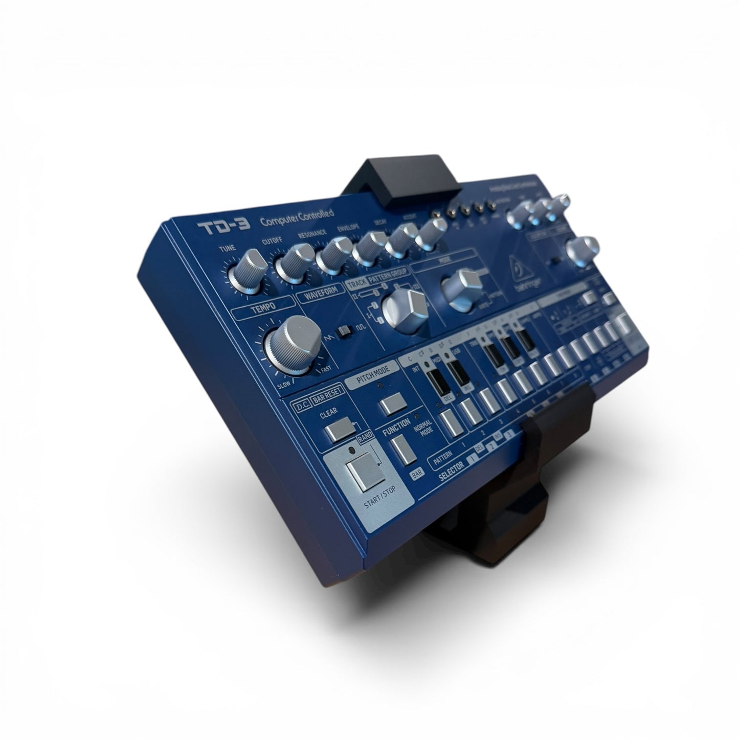 TD-3 Synth Stand | Angled Desktop Stand for Behringer TD3 | Acid Bassline Display Stand | Music Gear Stand